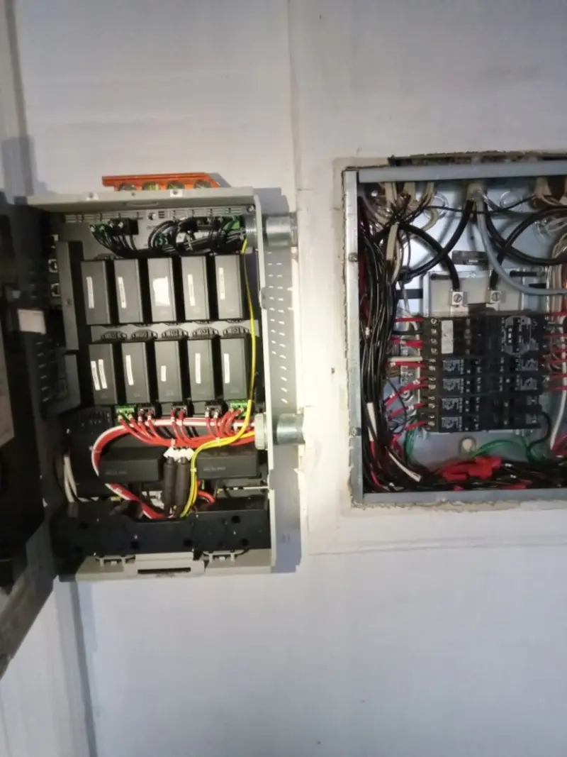 Electrical panel upgrade completed for Ring Doorbell Installation in Brunswick